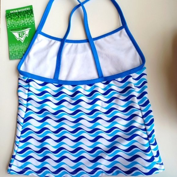 Urban Outdoor Girls Swirl Two-Piece Swimsuit - Picture 4 of 7